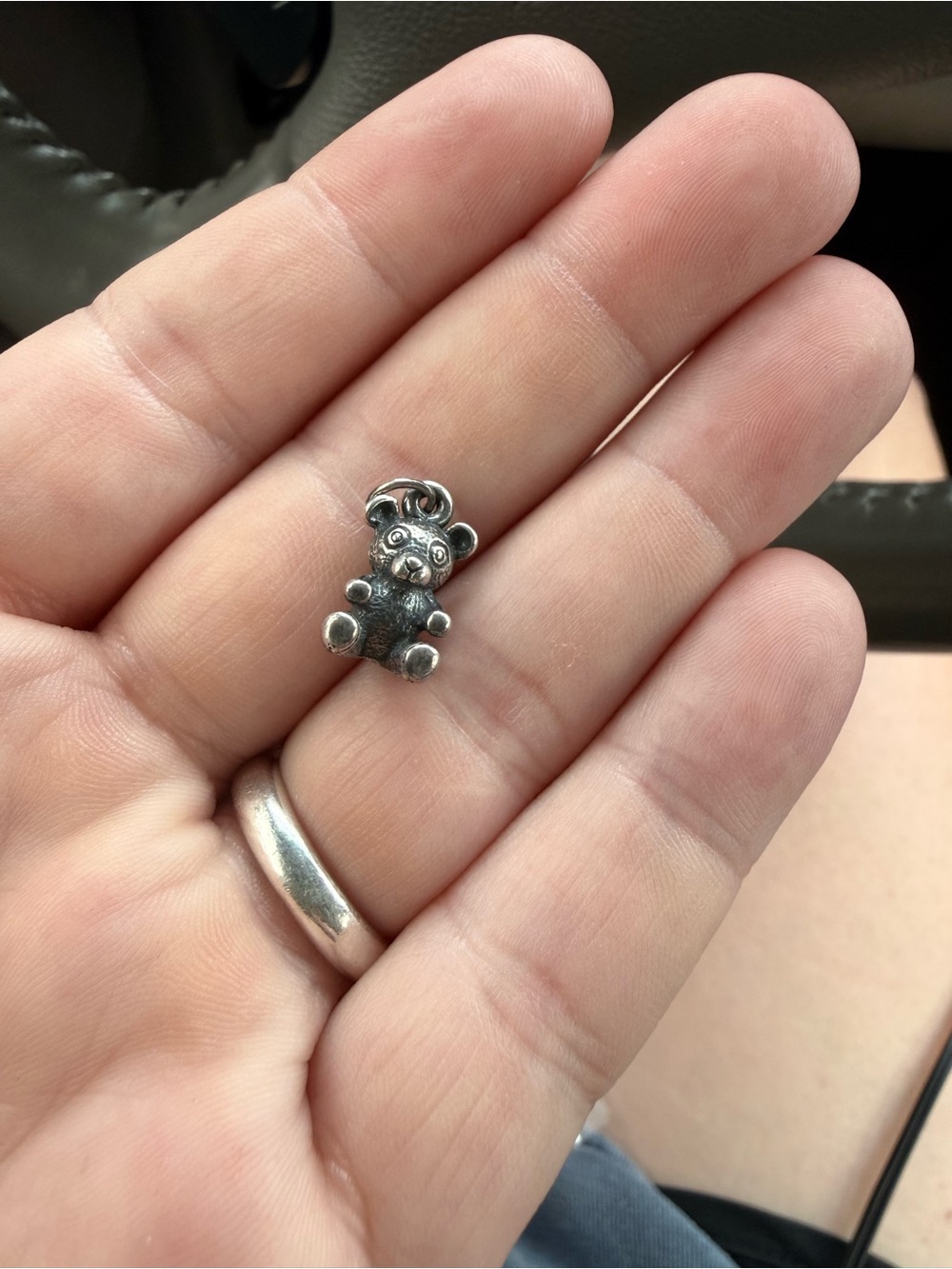 James Avery Silver Teddy Bear Charm
